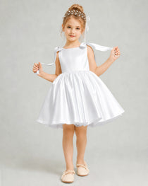 White Flower Girl Dress