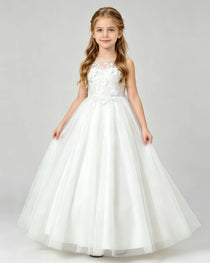 Ivory Flower Girl Dress
