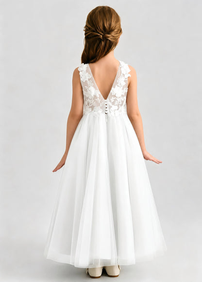 Ivory Flower Girl Dress