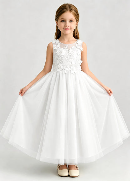Ivory Flower Girl Dress