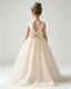 Champagne Flower Girl Dress
