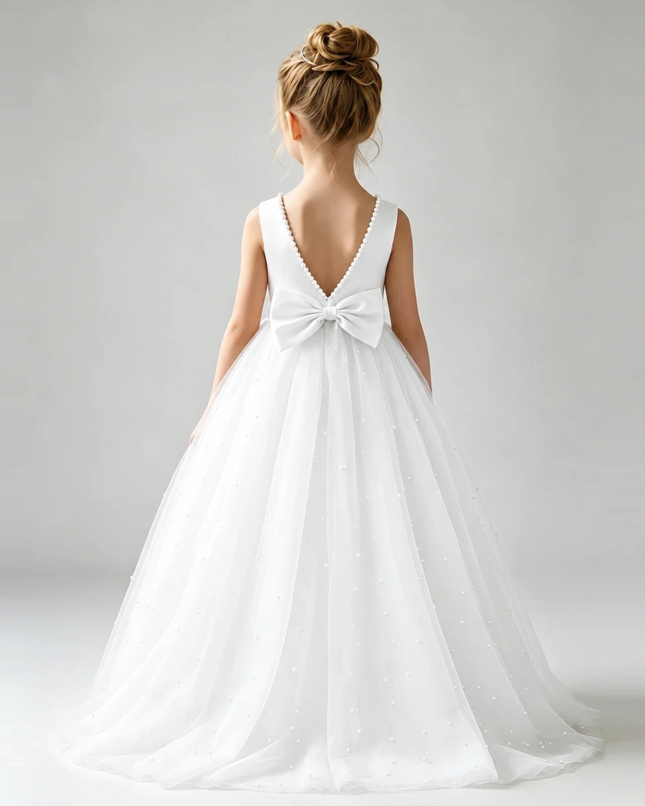 Ivory Flower Girl Dress