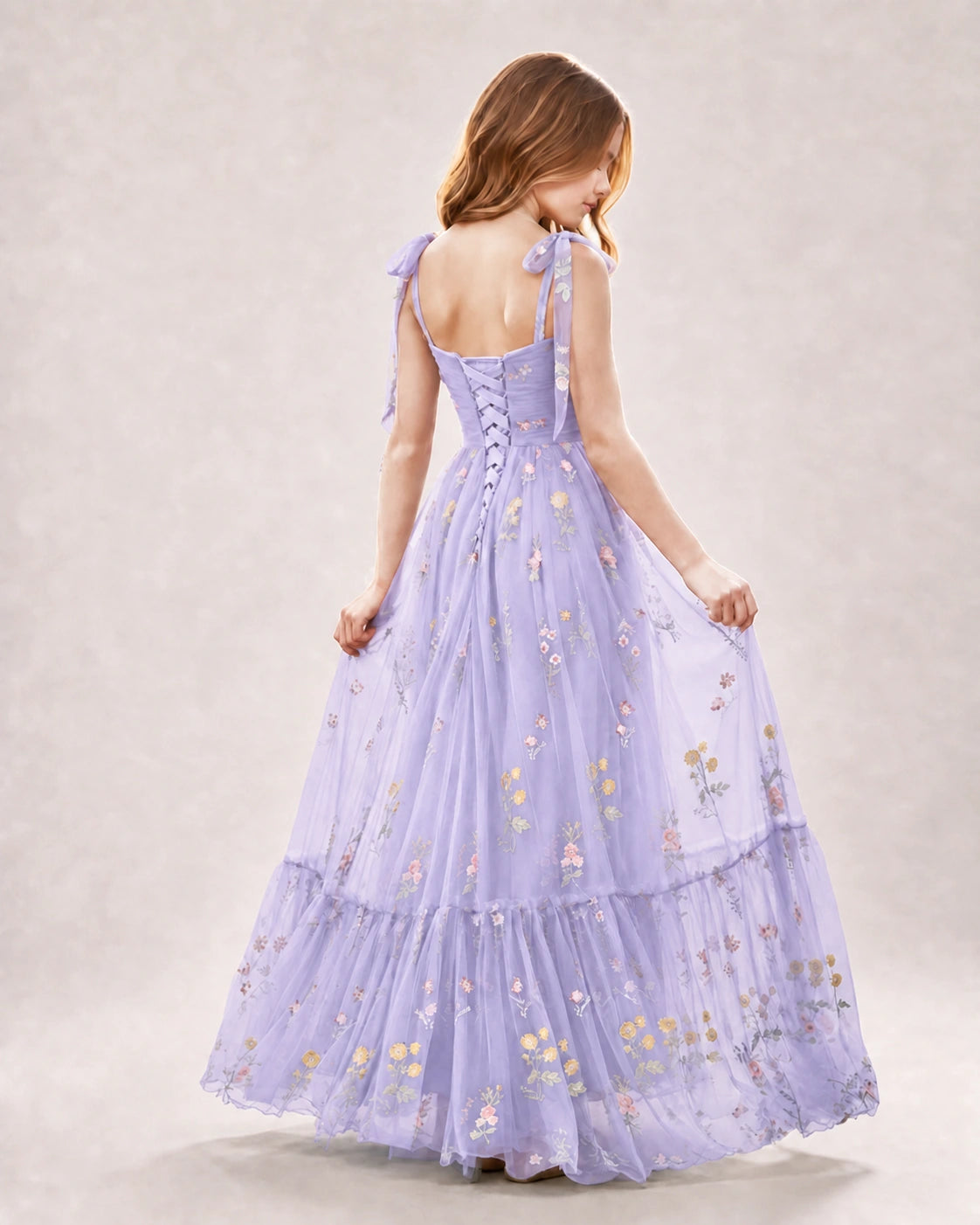 Lavender Junior Bridesmaid Dress