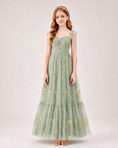 Sage Green Junior Bridesmaid Dress