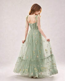 Sage Green Junior Bridesmaid Dress