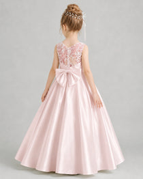 Baby Blue Flower Girl Dress