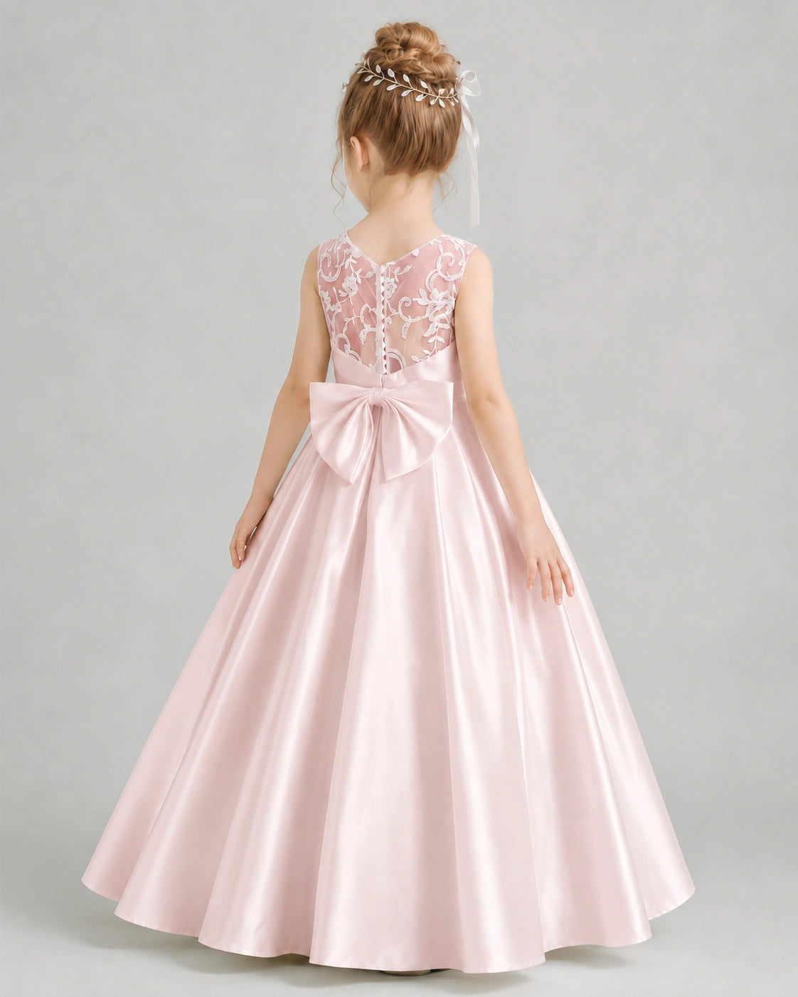 Baby Blue Flower Girl Dress