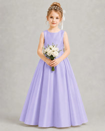 Lavender Flower Girl Dress