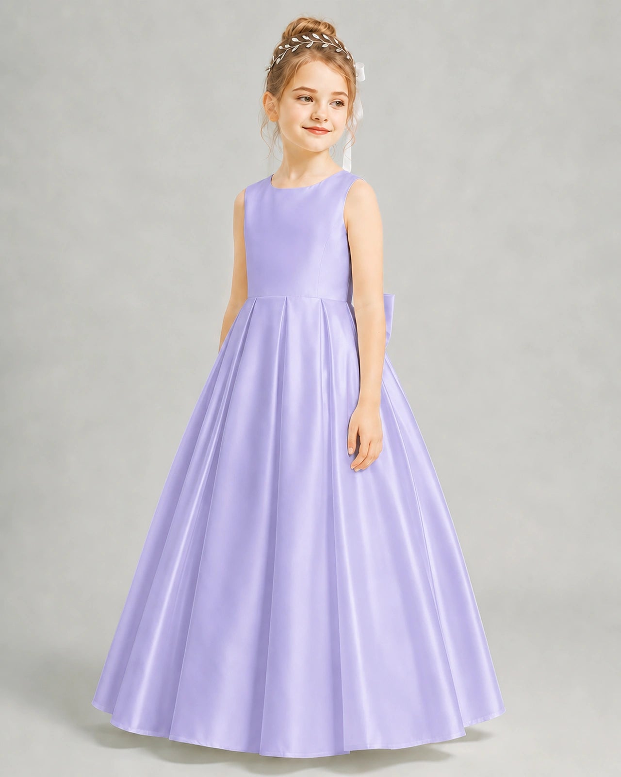 Lavender Flower Girl Dress