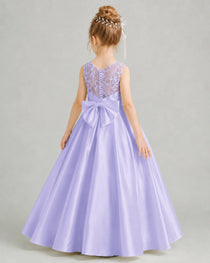 Lavender Flower Girl Dress