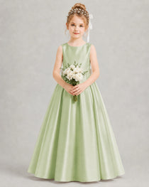 Sage Green Flower Girl Dress