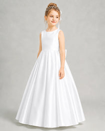 White Flower Girl Dress