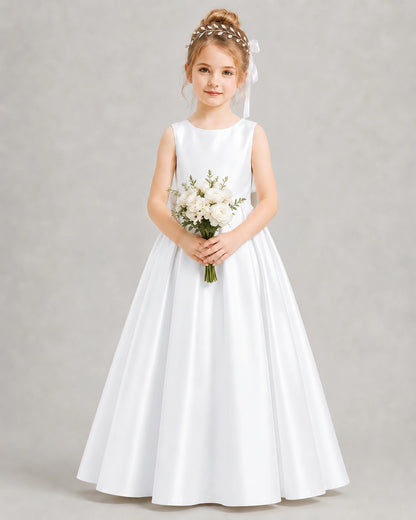 White Flower Girl Dress