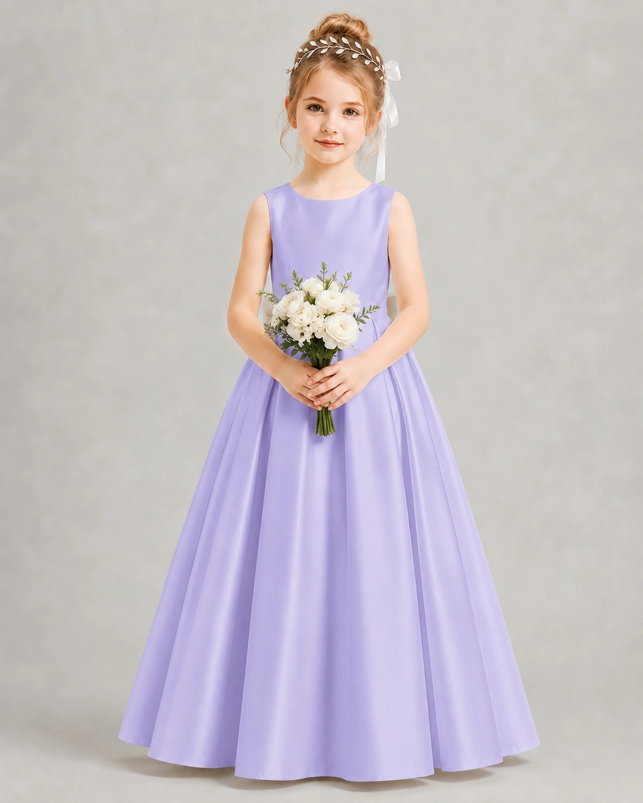 Lavender Flower Girl Dress 