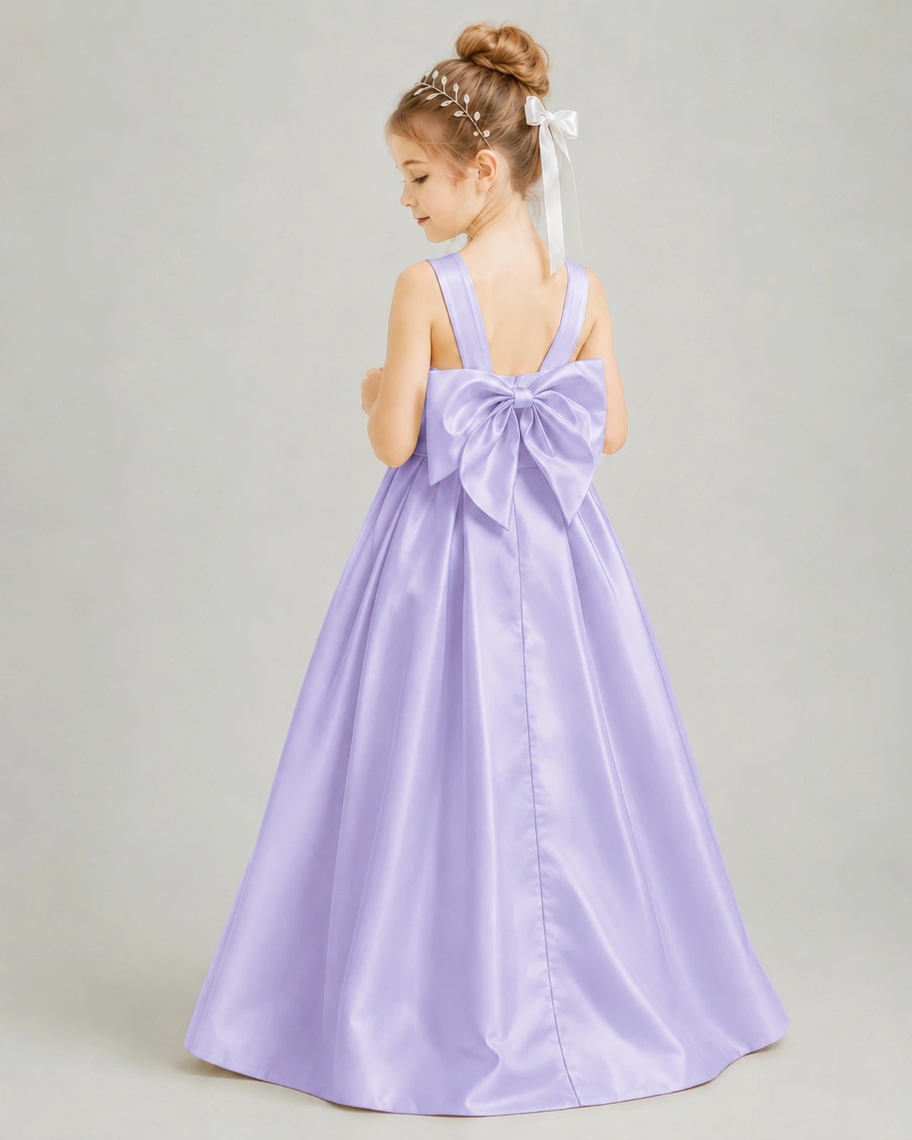 Lilac Flower Girl Dress 