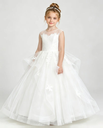 Ivory Flower Girl Dress 