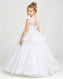 White Flower Girl Dress 