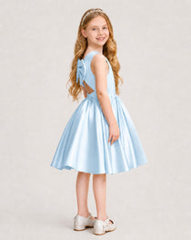 Baby Blue Junior Bridesmaid Dress
