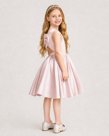 Blush Pink Junior Bridesmaid Dress