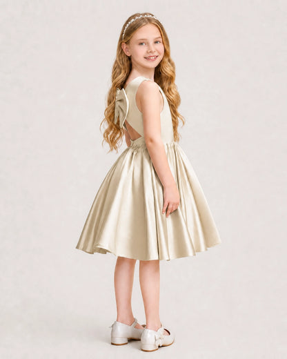 Champagne Junior Bridesmaid Dress