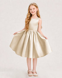 Champagne Junior Bridesmaid Dress