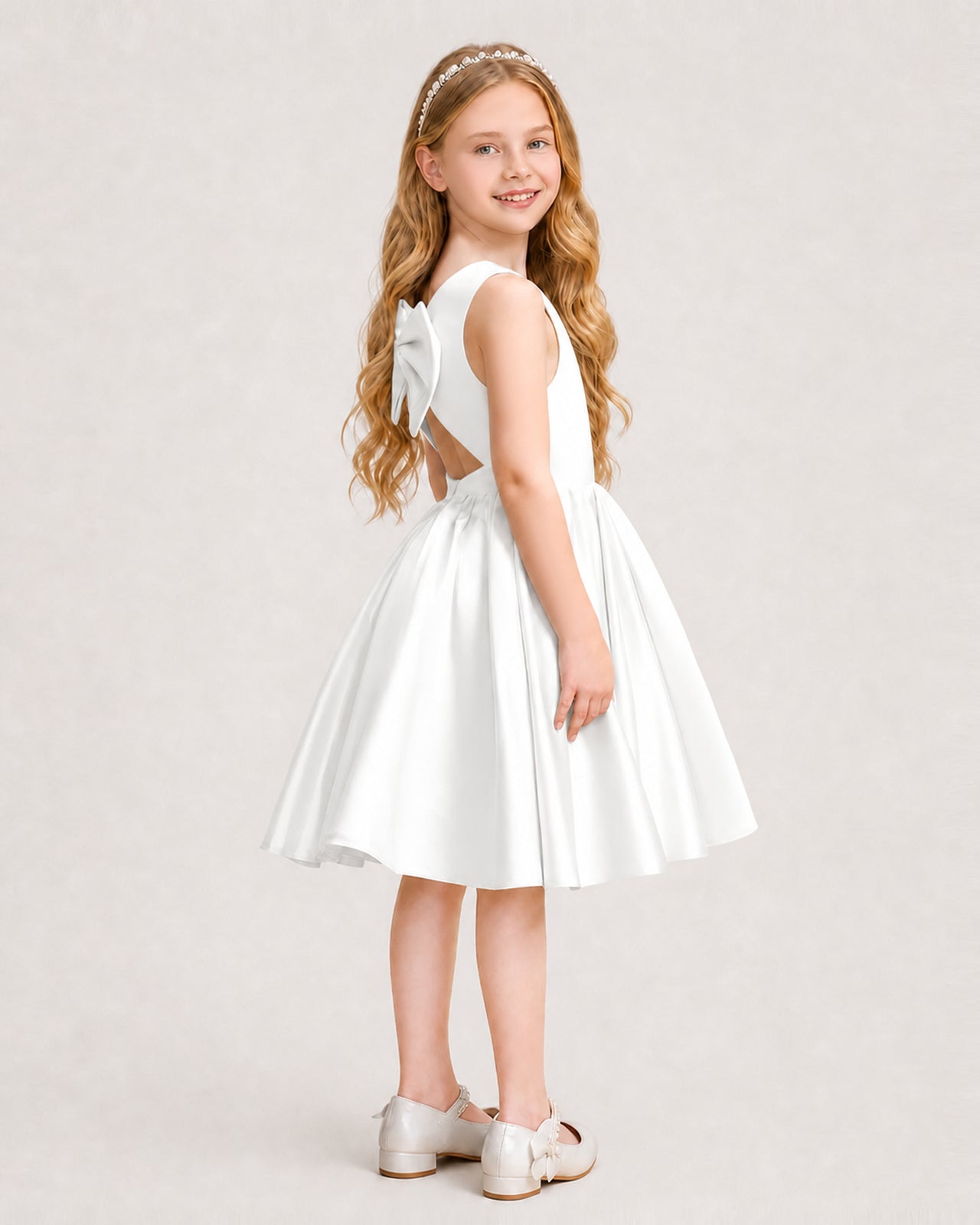 Ivory Junior Bridesmaid Dress