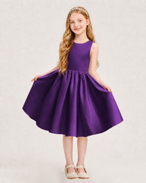 Purple Junior Bridesmaid Dress