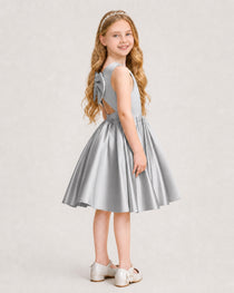Silver Junior Bridesmaid Dress