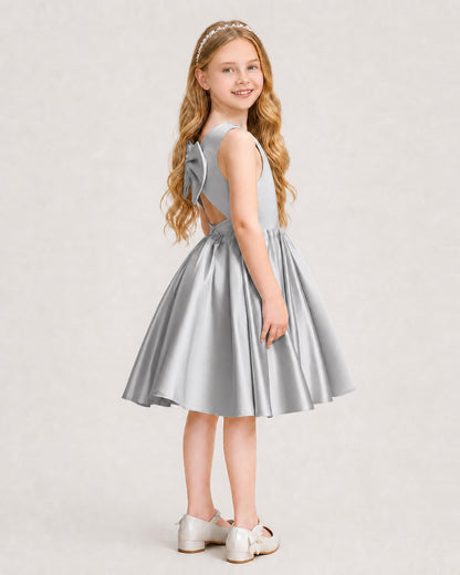 Silver Junior Bridesmaid Dress