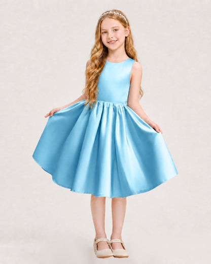 Sky Blue Junior Bridesmaid Dress