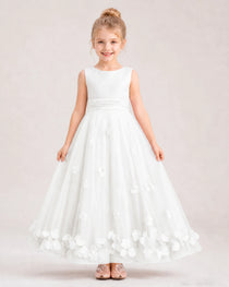 Ivory Flower Girl Dress