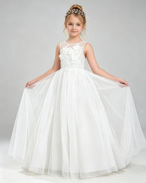 Ivory Flower Girl Dress