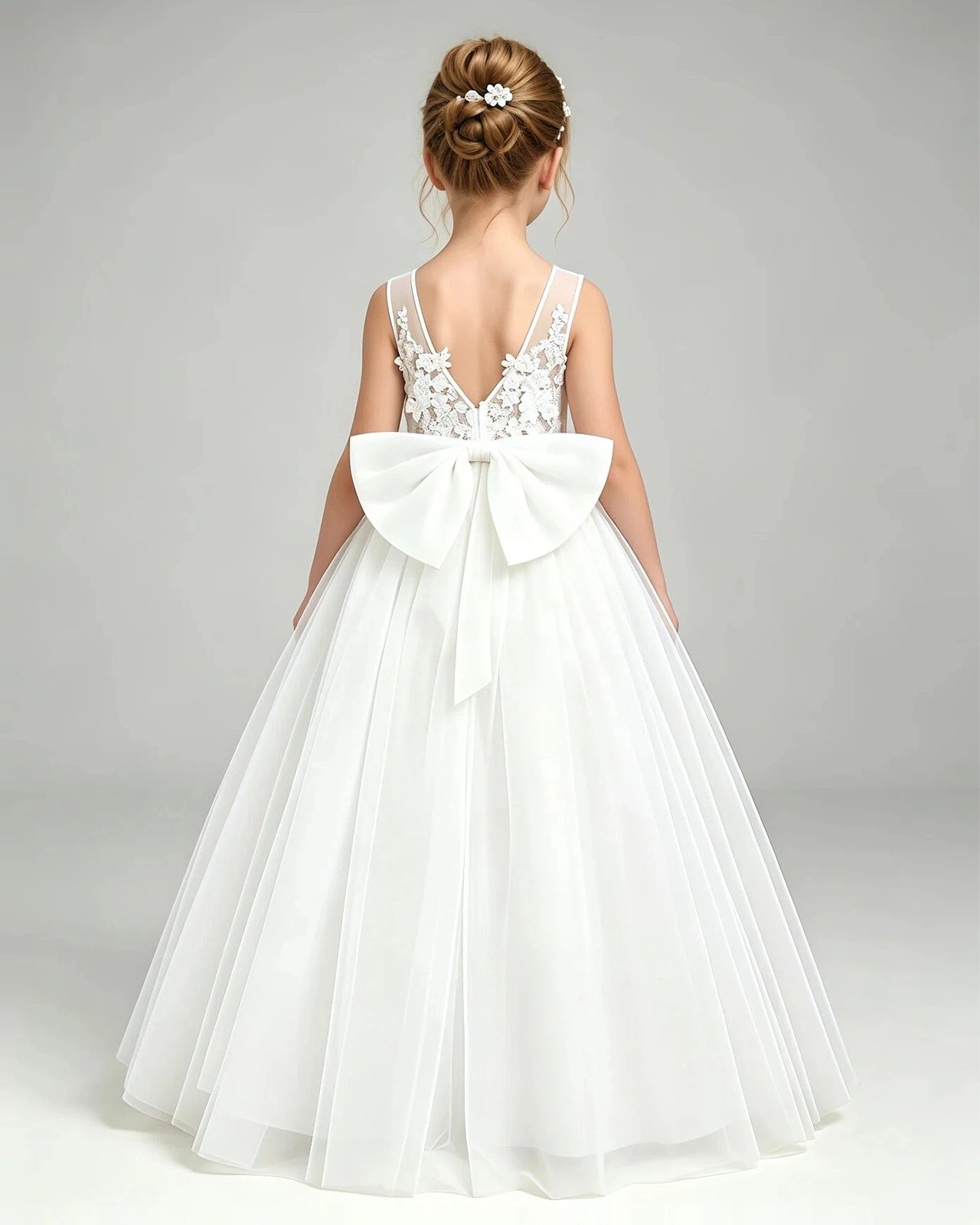 Ivory Flower Girl Dress