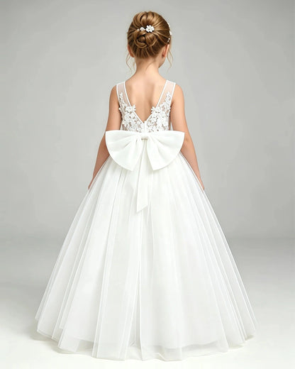 Ivory Flower Girl Dress