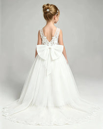 Ivory Flower Girl Dress