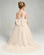 Champagne Flower Girl Dress