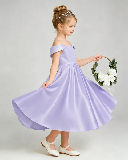 Lavender Flower Girl Dress 