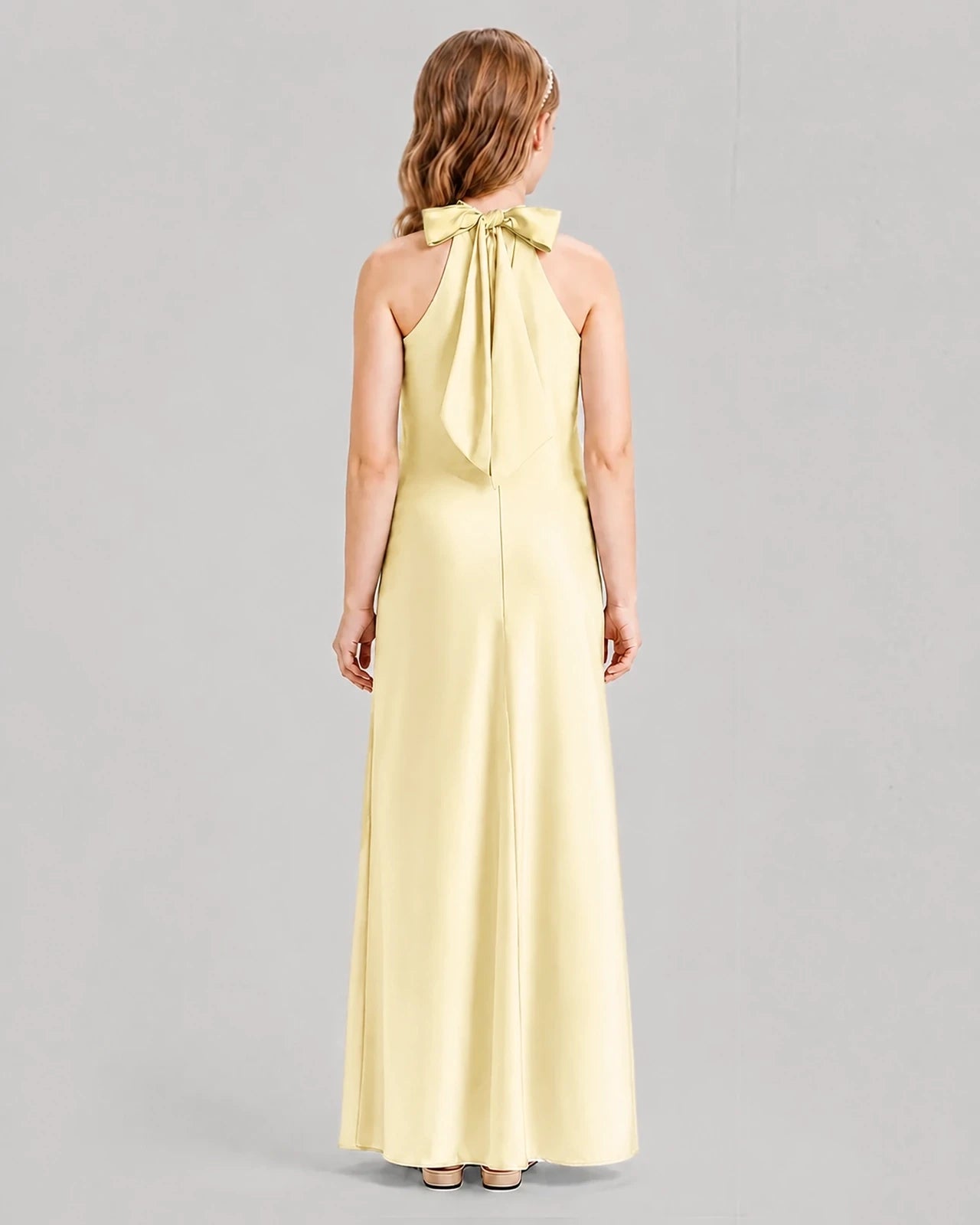 Daffodil A-line Girls Formal Dresses Back