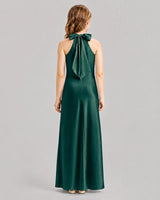 Peacock A-line Girls Formal Dresses Back