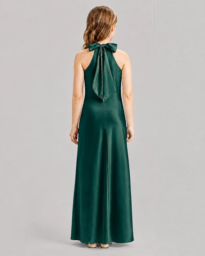 Peacock A-line Girls Formal Dresses Back