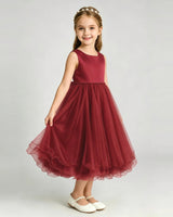 Windred Tulle A-line Girls Formal Dress Front View