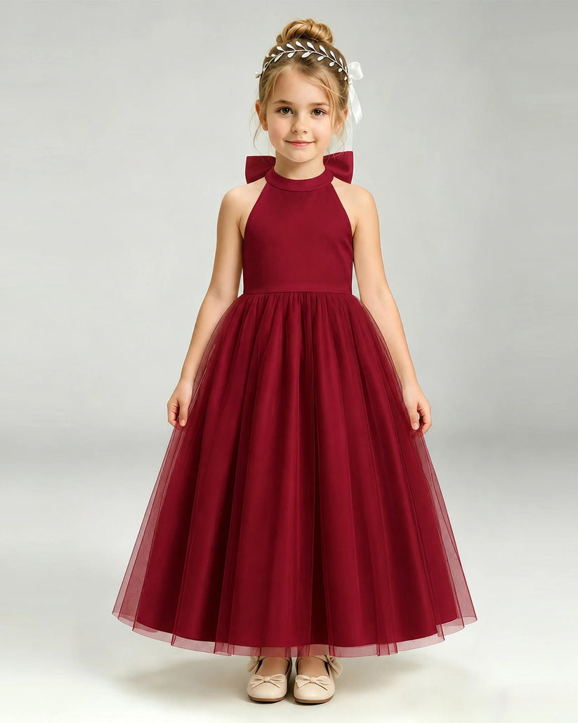 Windred Tulle A-line Pageant Dress Front View