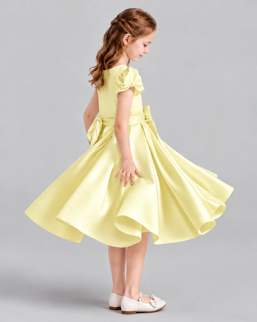 Daffodil Ball Gown Girls Formal Dresses Side