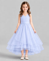 Lavender Ball Gown Flower Girl Dresses Front