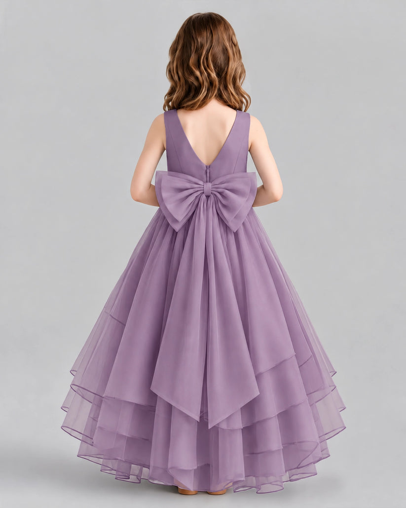 Wisteria Ball Gown Flower Girl Dresses Back