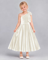 Ivory Ball Gown Girls Formal Dress Front