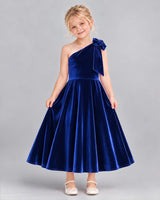 Royal Blue Ball Gown Girls Formal Dress Front