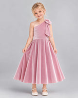 Pink Ball Gown Girls Formal Dress Front