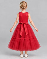 Windred A-line Flower Girl Dresses Back