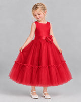 Windred A-line Flower Girl Dresses Side